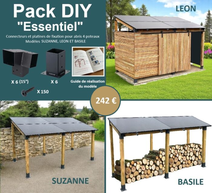 pack-diy-6-poteaux-abri-jardin-solaire